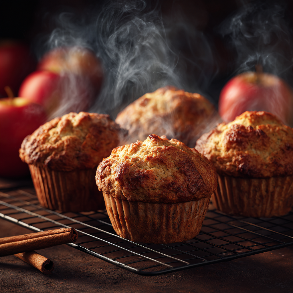 Baking recipes apple muffins