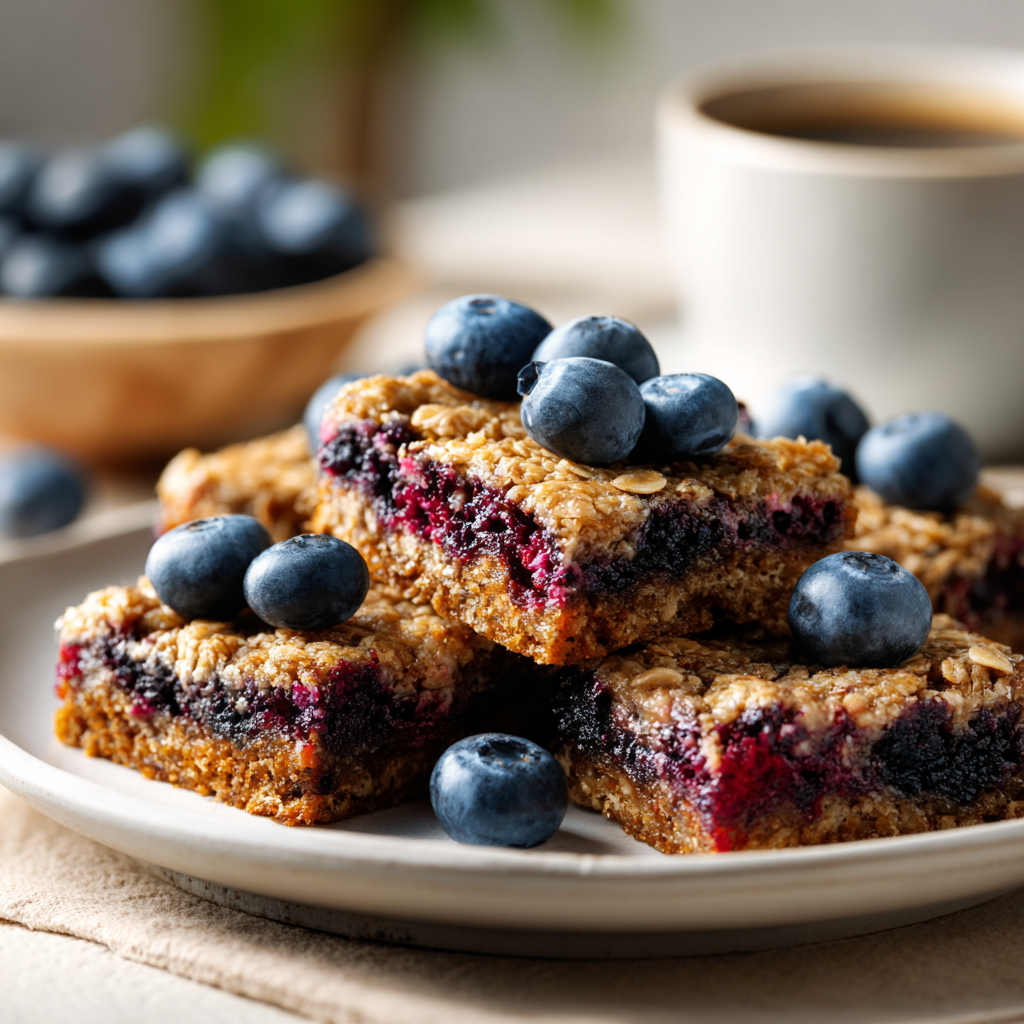 Baking recipes blueberry bars