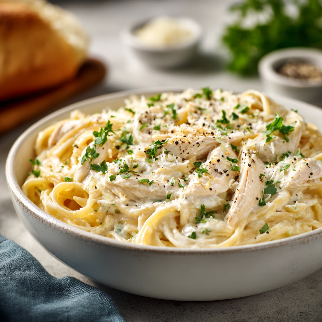 creamy chicken alfredo pasta