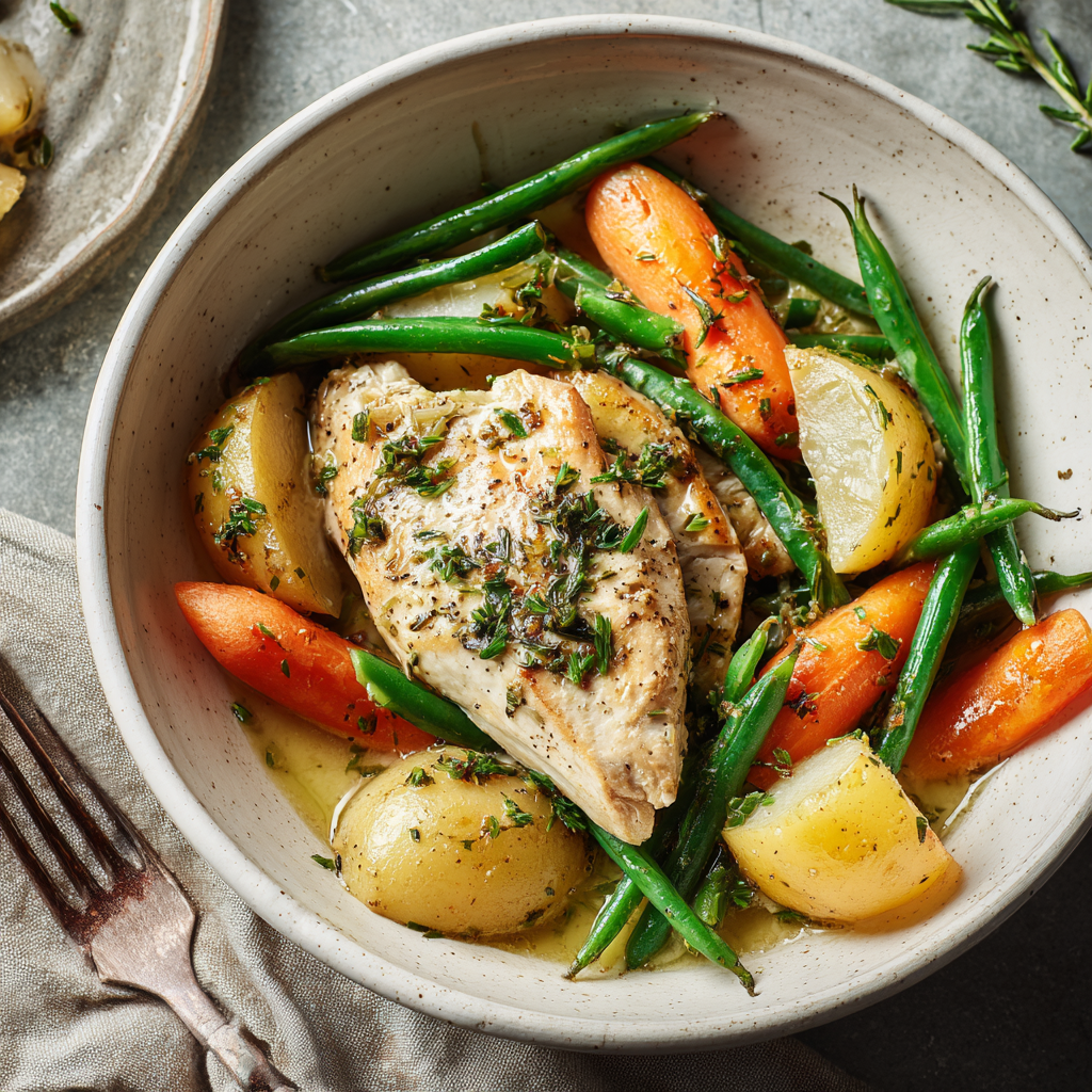 chicken with vegetables slow cooker