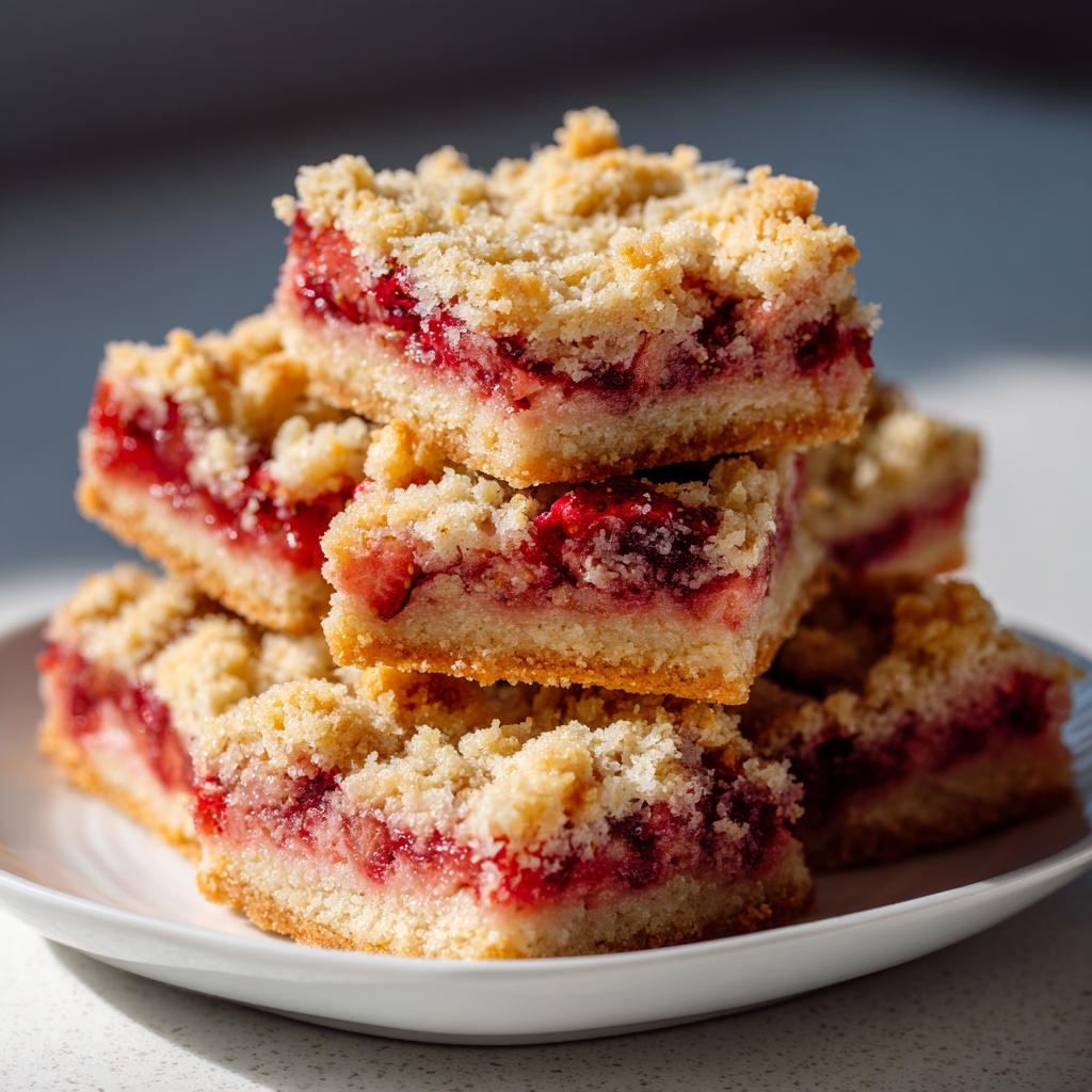 Baking recipes strawberry bars