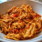 3-Ingredient Taco Chicken (Skillet or Crockpot)