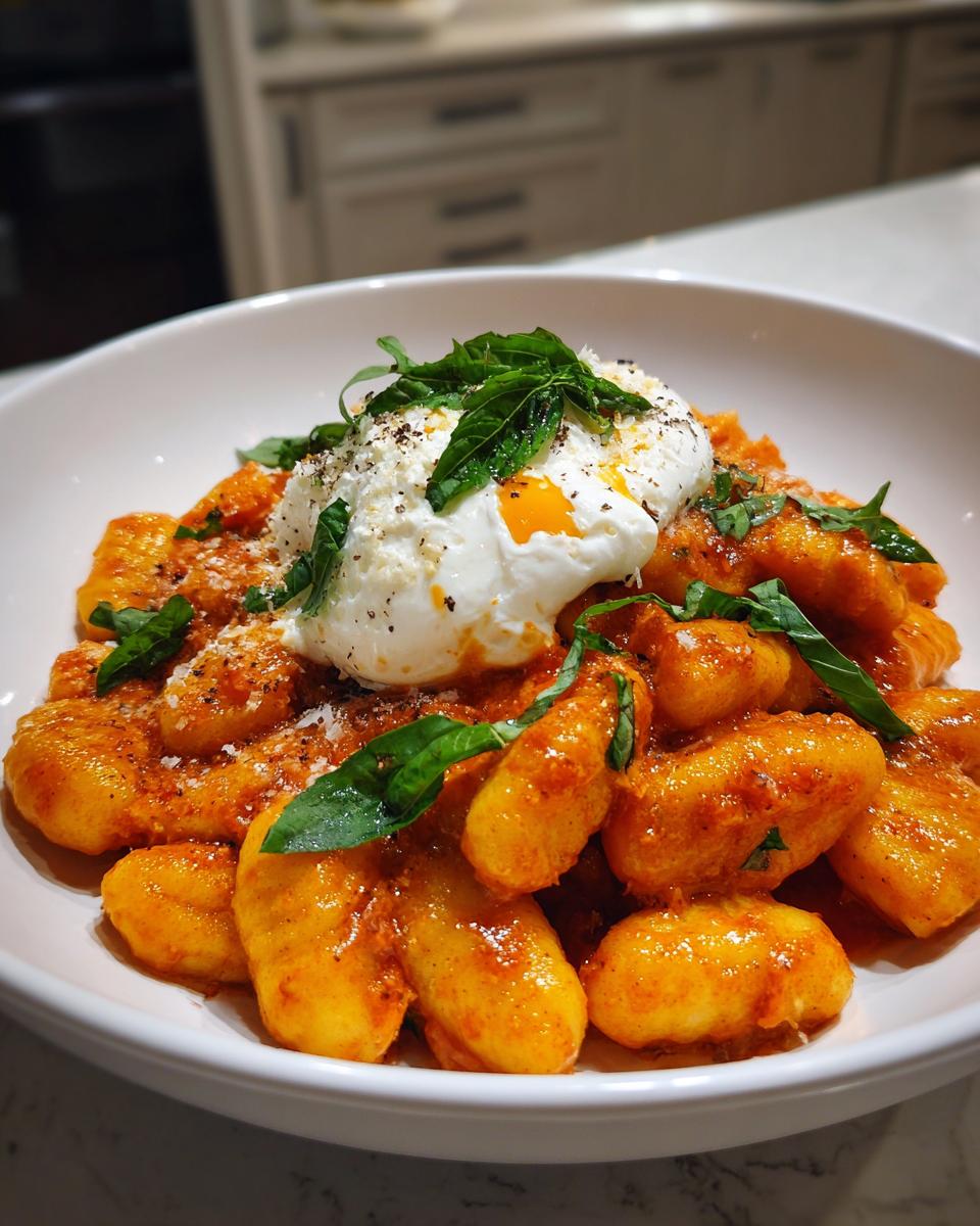 30 Minute Creamy Tomato Gnocchi with Burrata - detail 1