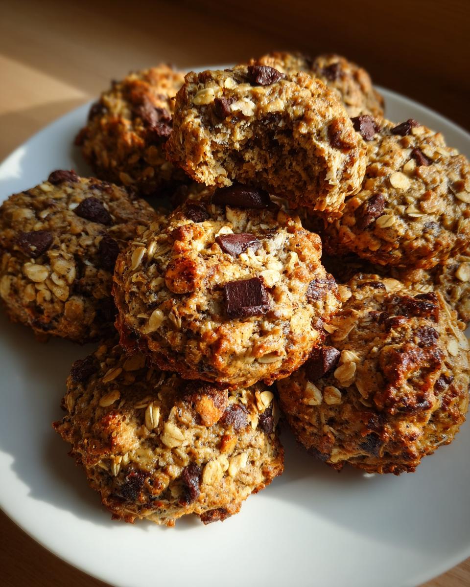 Banana Breakfast Cookies (No Oven Muffins Alternative) - detail 2