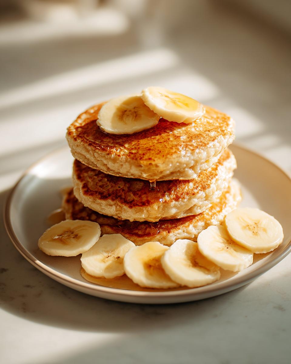 Banana Oat Pancakes (No Flour, No Sugar) - detail 1