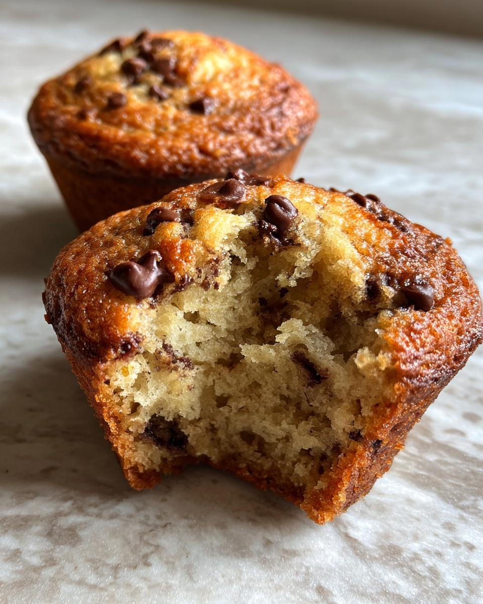 Blender Banana Muffins (No Greek Yogurt) - detail 1