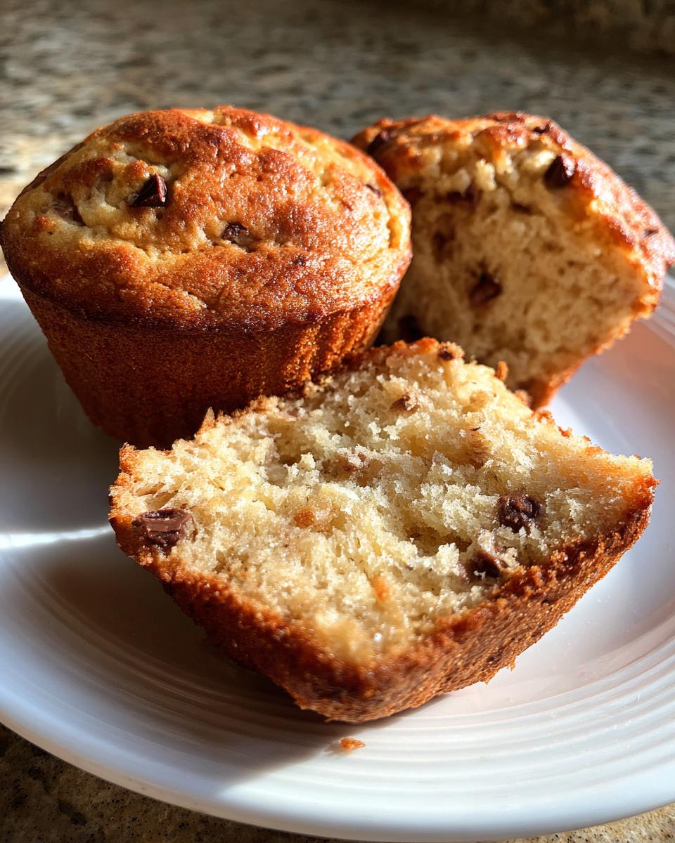 Blender Banana Muffins (No Greek Yogurt) - detail 2
