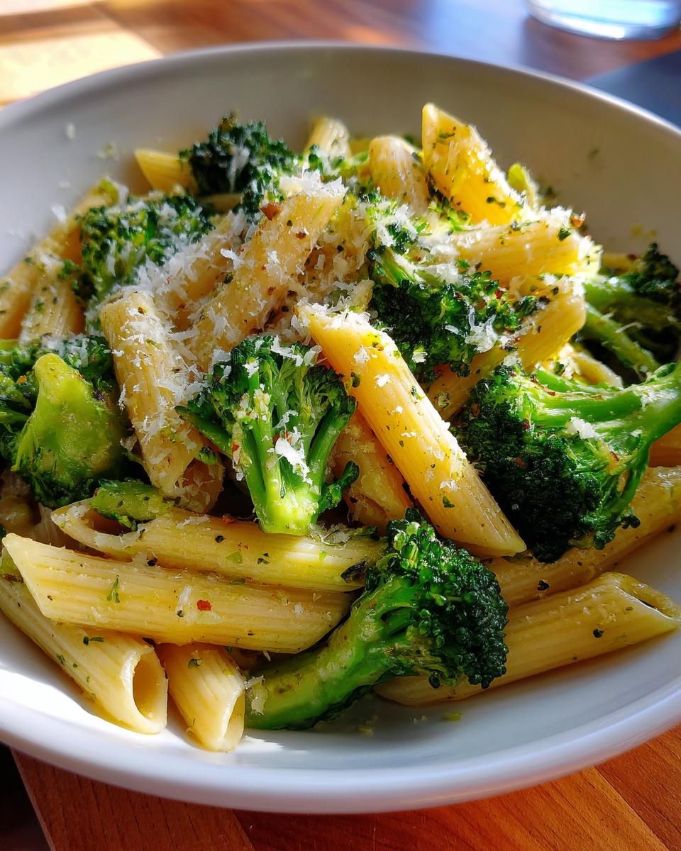 Broccoli Pasta with Olive Oil & Garlic (No Chicken) - detail 1