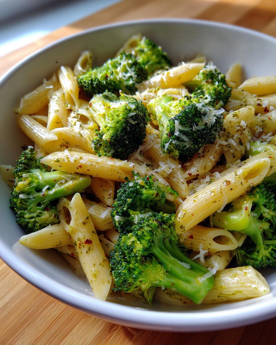 Broccoli Pasta with Olive Oil & Garlic (No Chicken) - detail 2