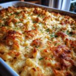 Chicken Alfredo Casserole with Pasta