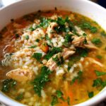 Chicken & Rice Lemon Soup (Bright & Comforting)