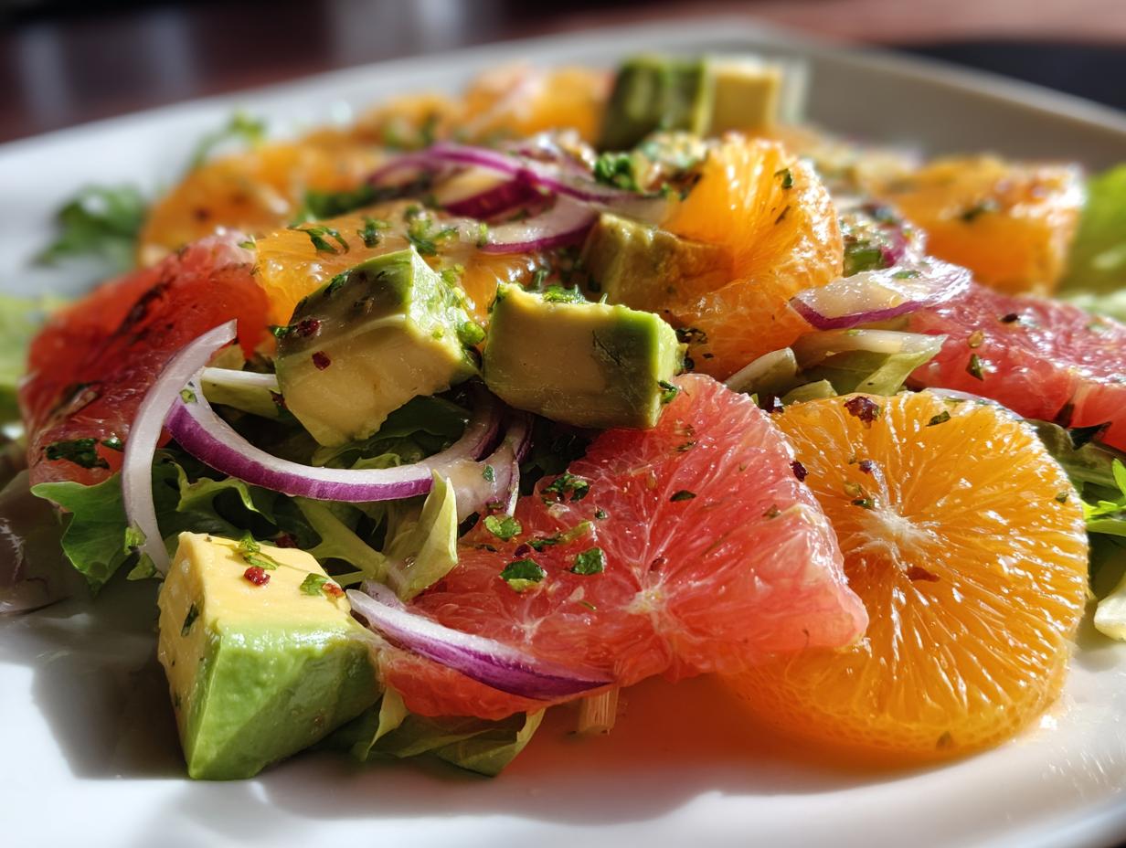 Citrus & Avocado Winter Salad (Bright & Fresh) - detail 2