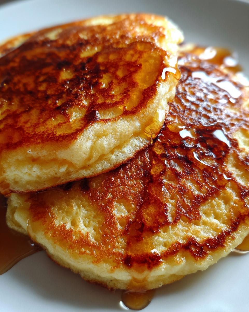 Cottage Cheese Pancakes: 10g Protein & They're Amazing! 4 Cottage Cheese Pancakes (High Protein & Fluffy) - detail 1