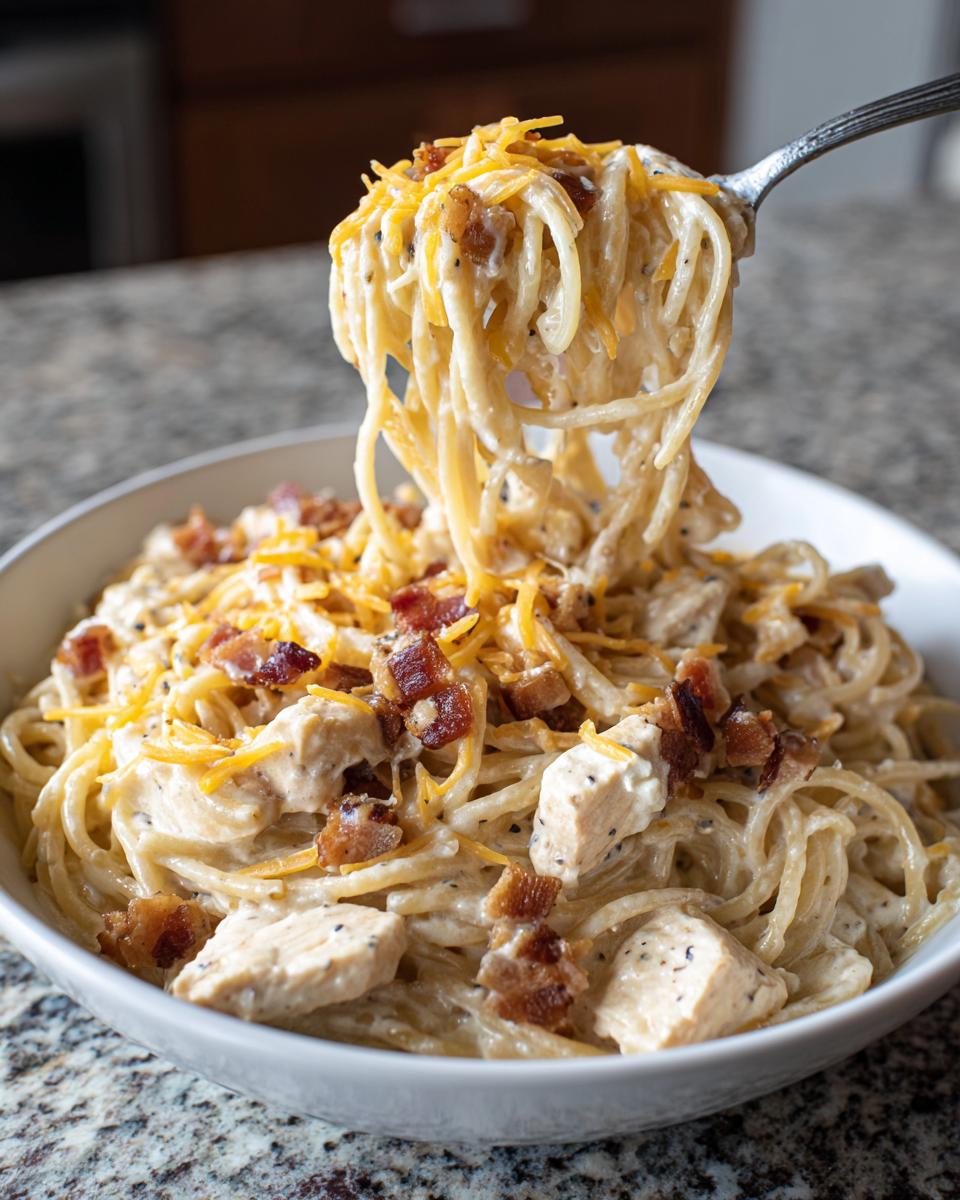 Creamy Chicken Bacon Ranch Pasta ‚Äì The Ultimate Comfort Food! - detail 2
