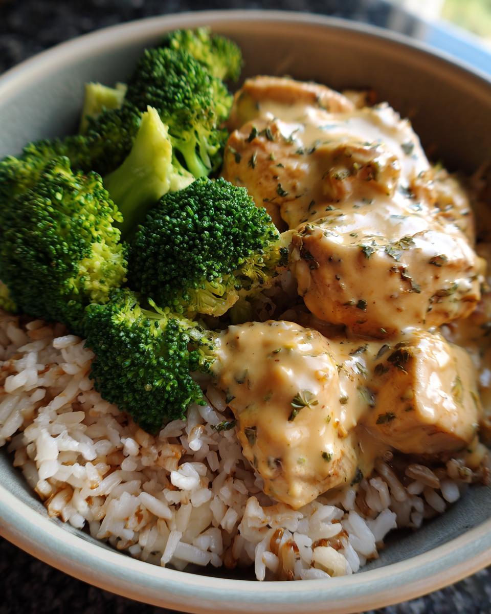 Creamy Dijon Chicken & Brown Rice Bowl - detail 2