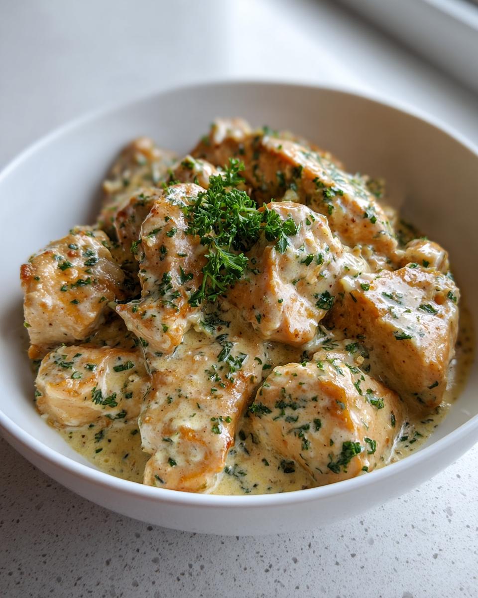 Creamy Garlic Chicken (No Broccoli, No Bake) - detail 1