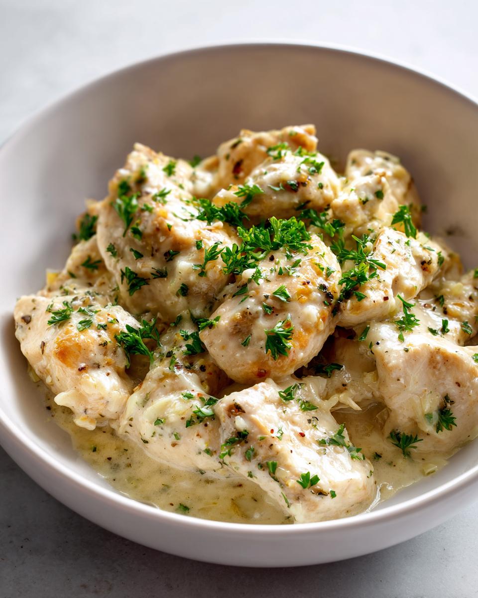 Creamy Garlic Chicken (No Broccoli, No Bake) - detail 2