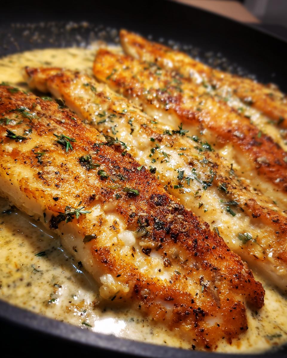 Creamy Garlic Parmesan Tilapia - detail 1