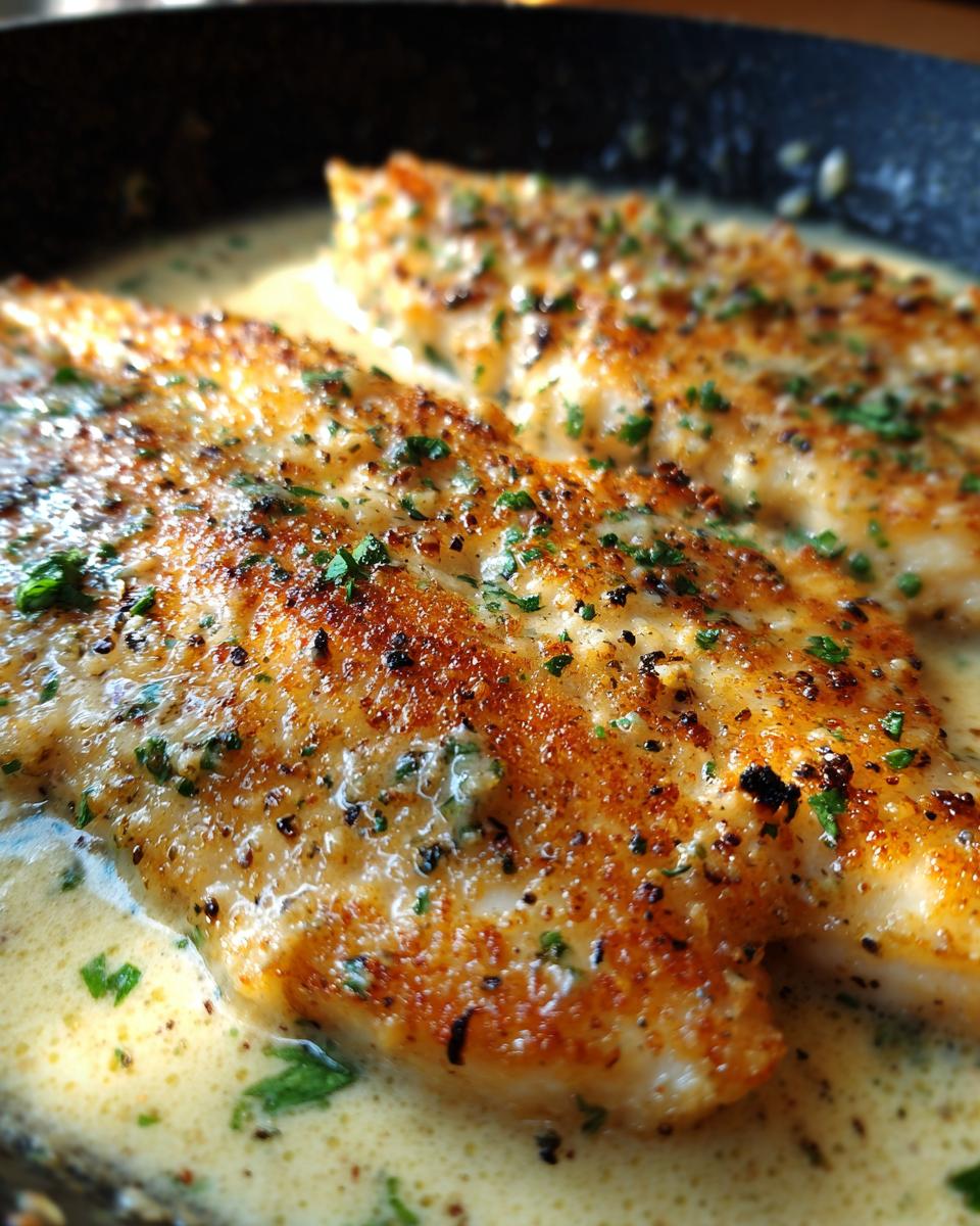 Creamy Garlic Parmesan Tilapia - detail 2