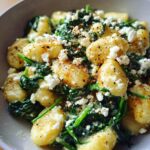 Creamy Gnocchi with Spinach and Feta Recipe | Healthy Dinner Inspiration