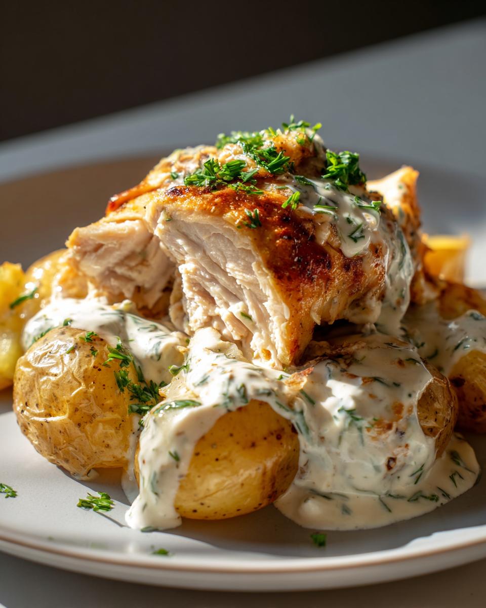 Creamy Ranch Crockpot Chicken & Potatoes (4 Ingredients) - detail 2