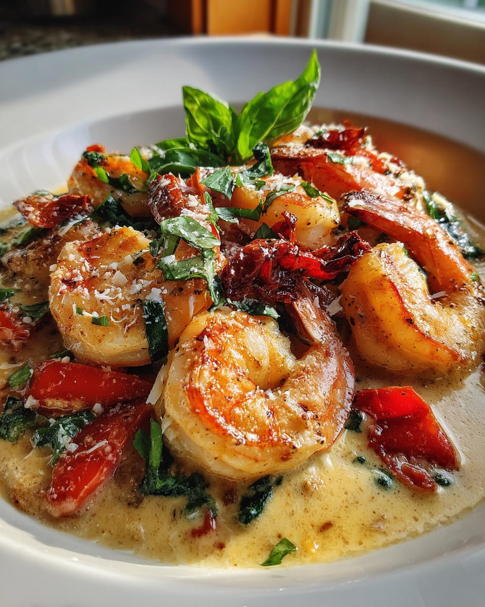 Creamy Tuscan Shrimp Skillet: 1 Pan, 30-Min Delight! 4 Creamy Tuscan Shrimp Skillet (One-Pan Dinner) - detail 1