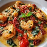 Creamy Tuscan Shrimp Skillet (One-Pan Dinner)