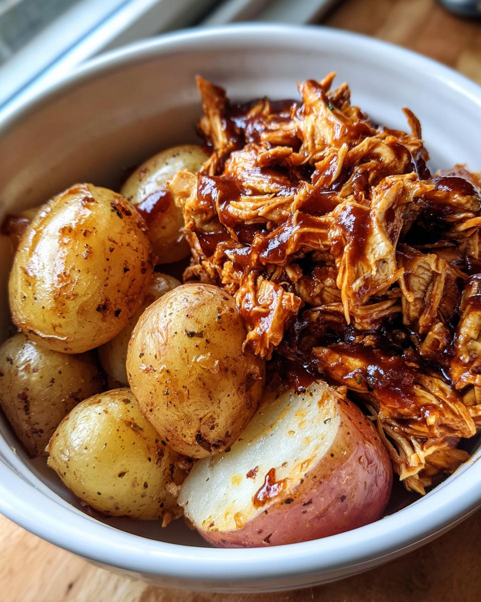 Crockpot BBQ Chicken & Potatoes (Family Favorite) - detail 2