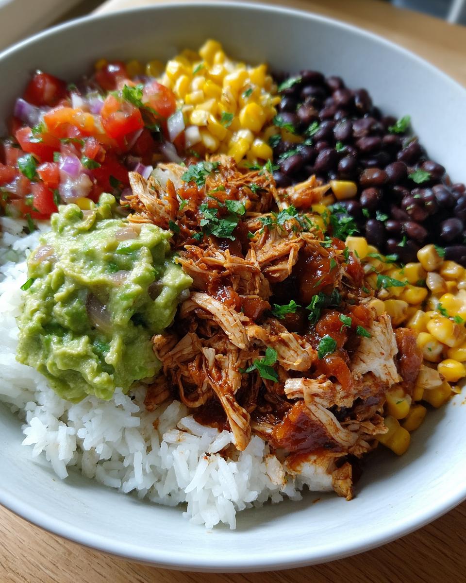 Crockpot Chicken for Meal Prep Burrito Bowls - detail 1