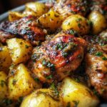 Crockpot Honey Garlic Chicken & Potatoes