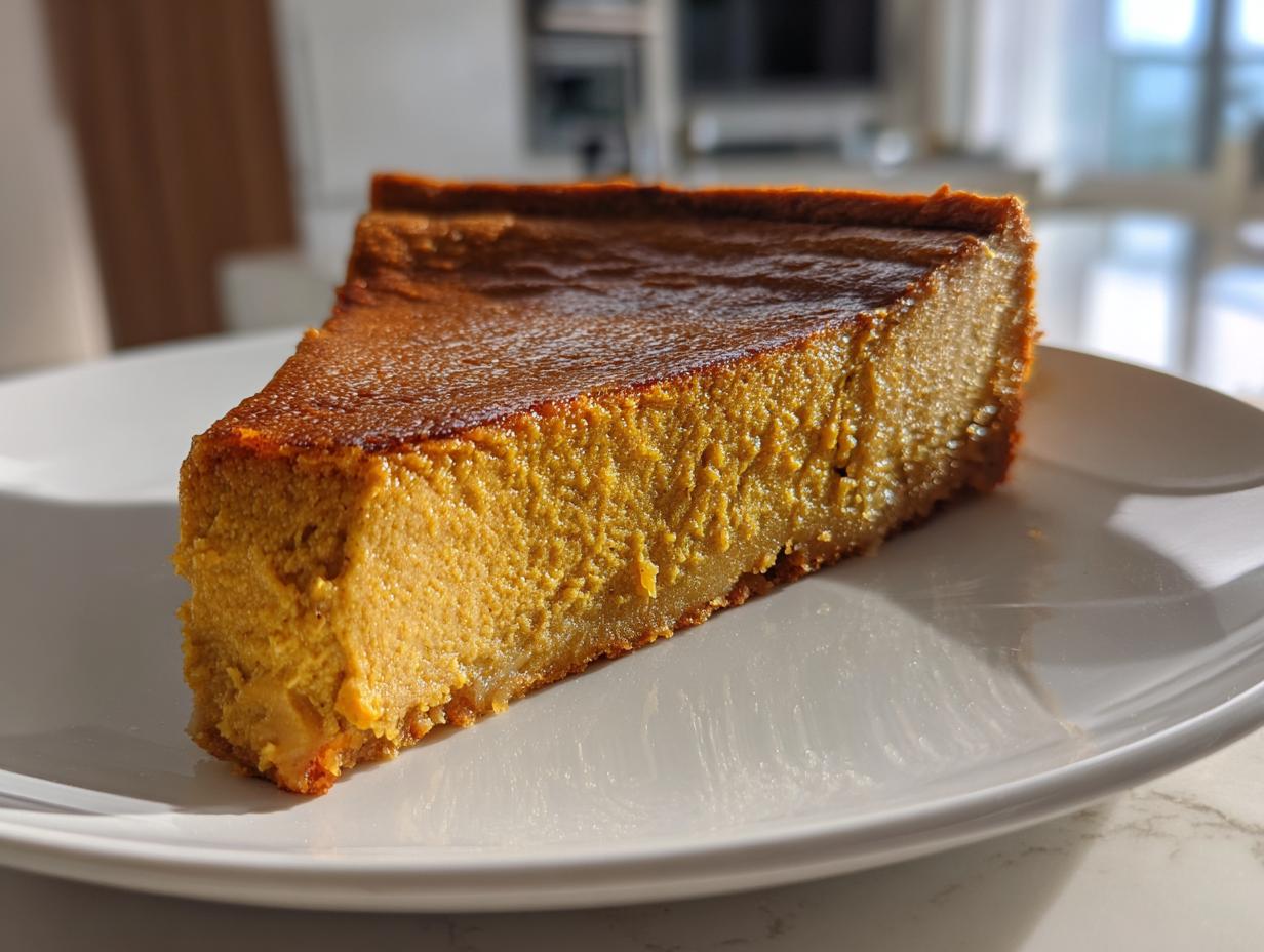 Crustless Pumpkin Pie (Naturally Gluten-Free) - detail 1
