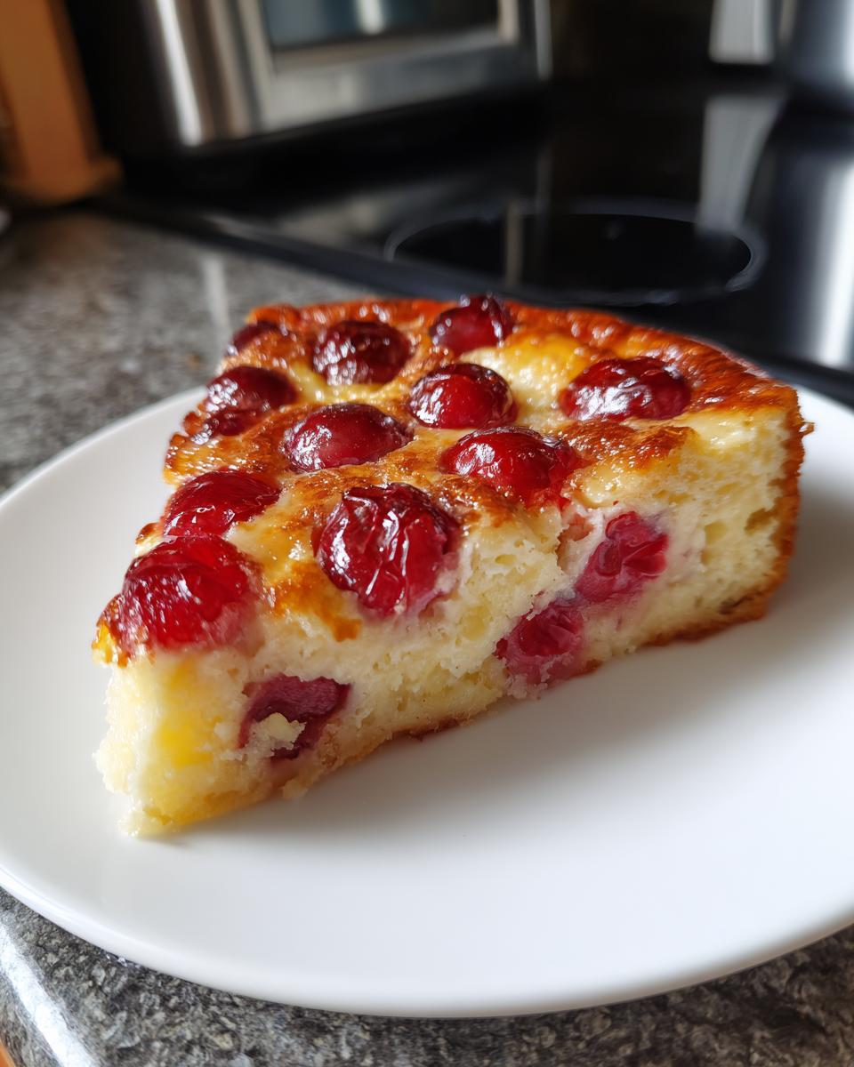Easy Cherry Clafoutis - detail 2