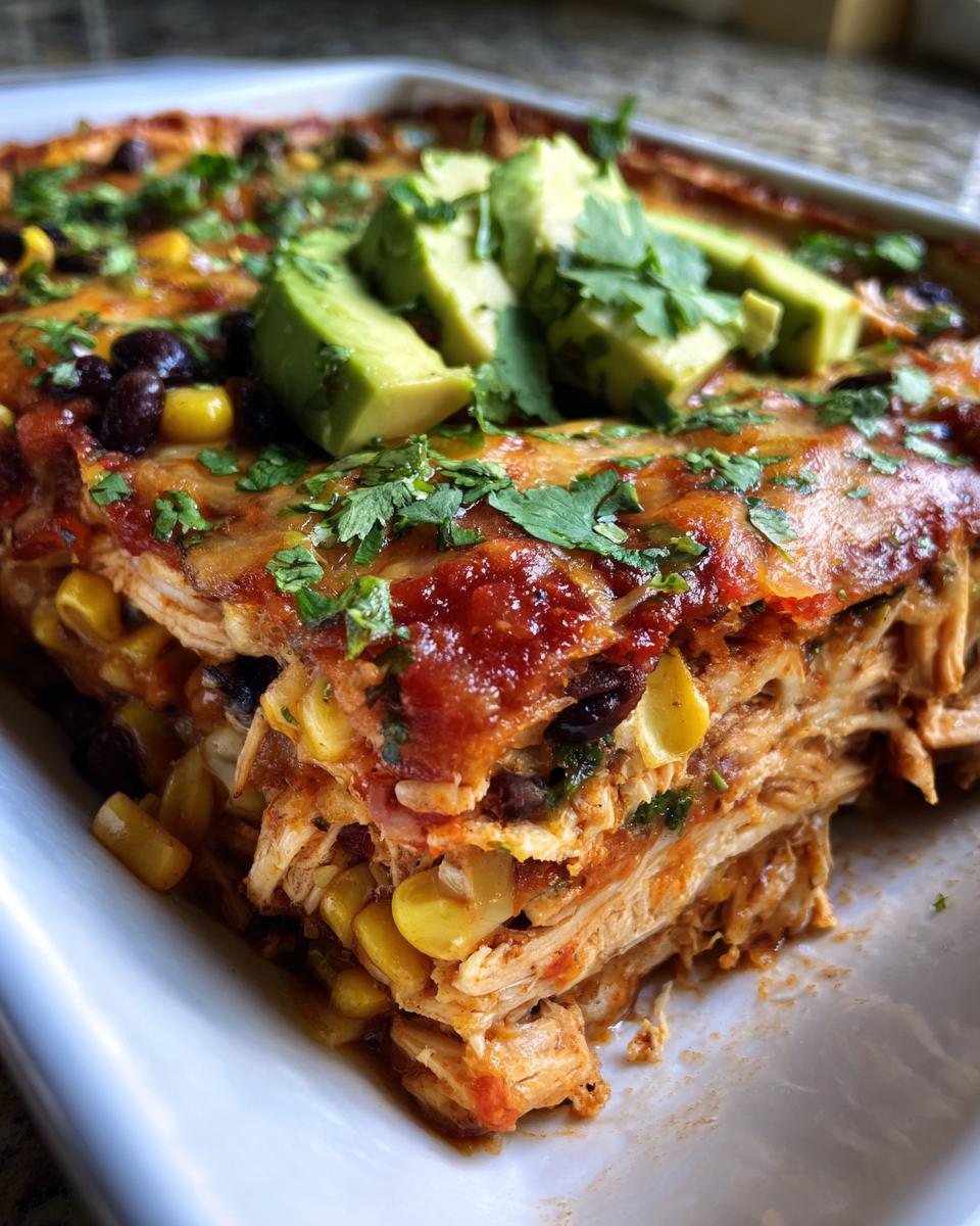 Easy Chicken Burrito Casserole - detail 1