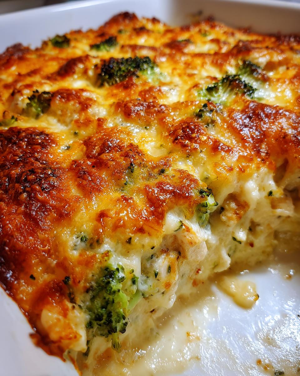 Easy Low Carb Chicken Casserole - detail 2