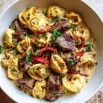 Garlic Steak Tortellini