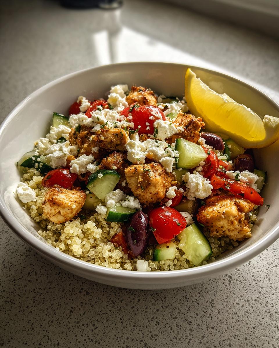 Greek Chicken Bowls: Easy Clean Eating Meal Prep - detail 1