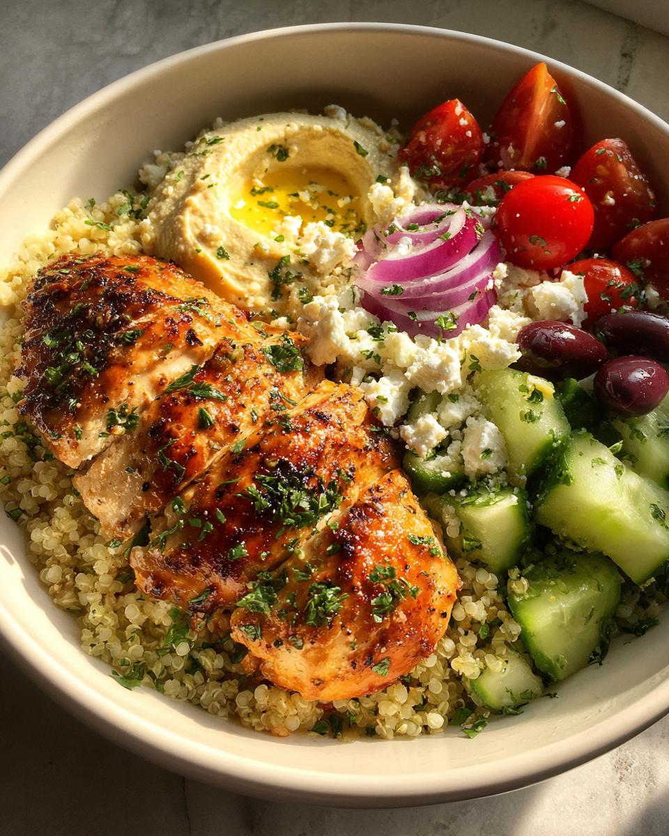 Greek Chicken Bowls: Easy Clean Eating Meal Prep - detail 1