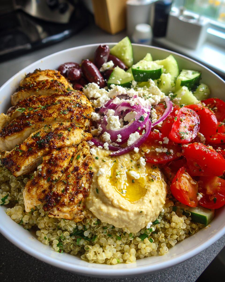 Greek Chicken Bowls: Easy Clean Eating Meal Prep - detail 2