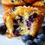Greek Yogurt Lemon Blueberry Muffins