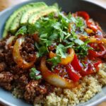 Ground Beef Hot Honey Bowl Spicy, Sweet & High Protein Meal Prep Win