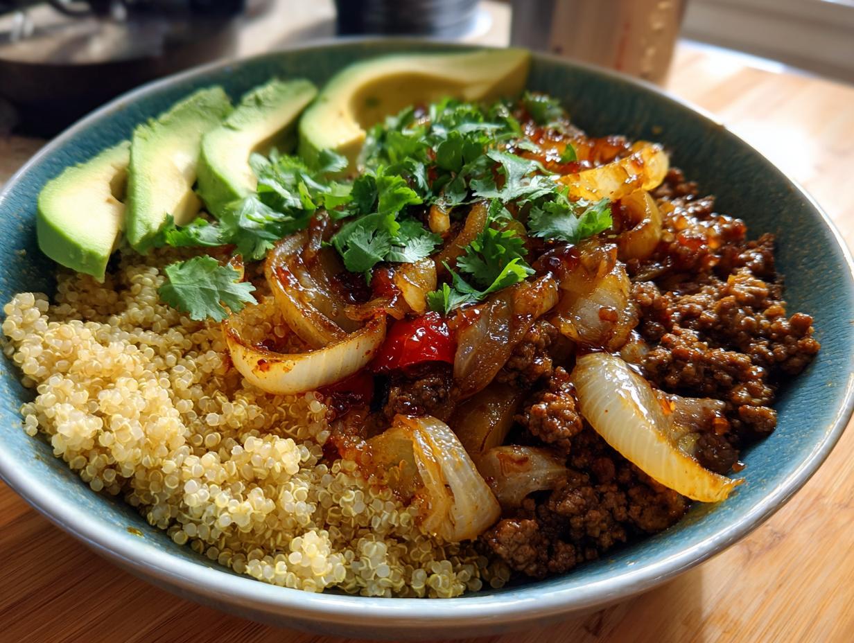 Ground Beef Hot Honey Bowl: 1 Recipe, Zero Regret! 5 Ground Beef Hot Honey Bowl Spicy, Sweet & High Protein Meal Prep Win - detail 2