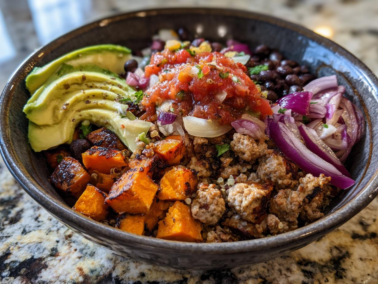 Ground Turkey & Sweet Potato Protein Bowls - detail 2