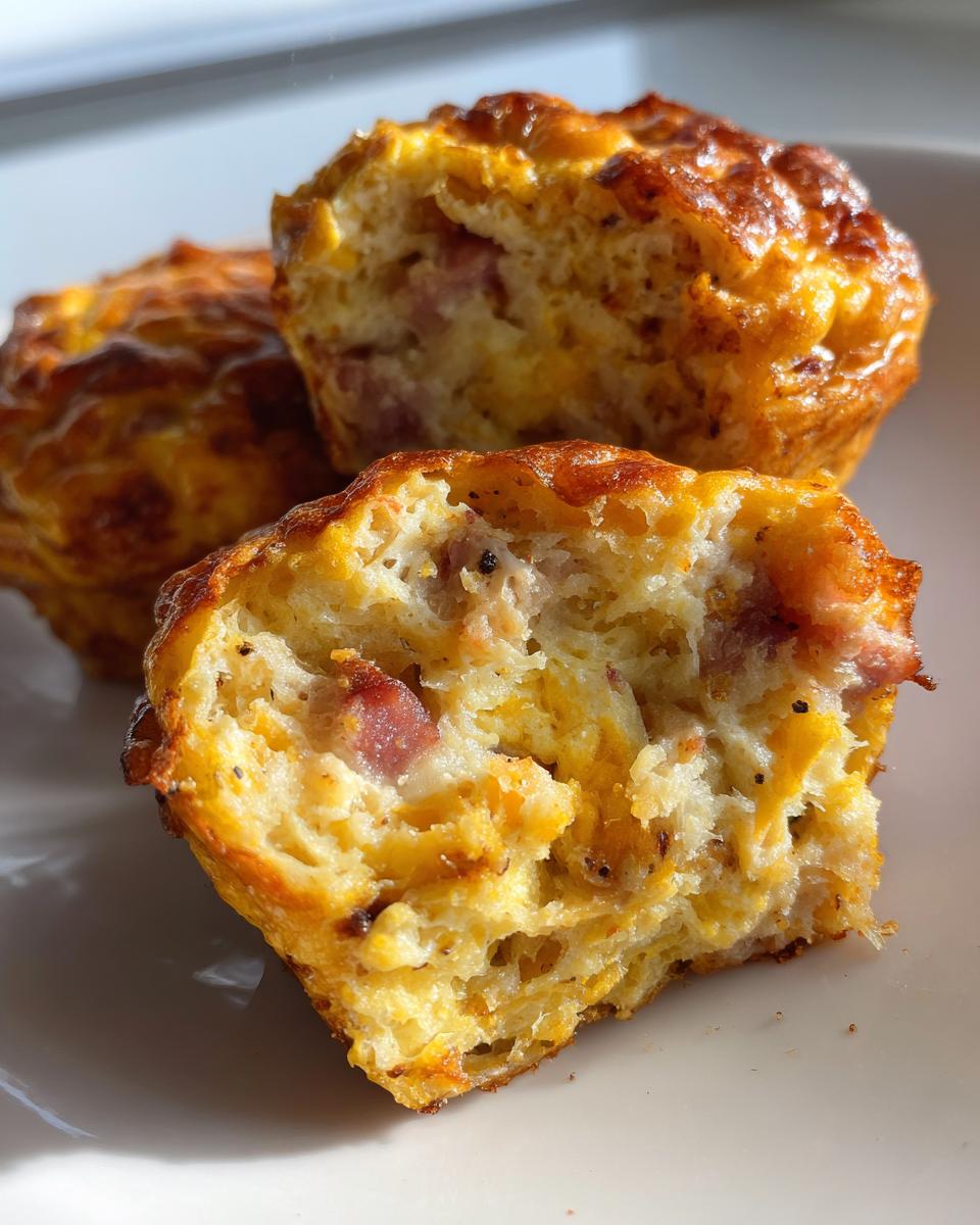 High-Protein Breakfast Muffins with Eggs & Cheese - detail 1