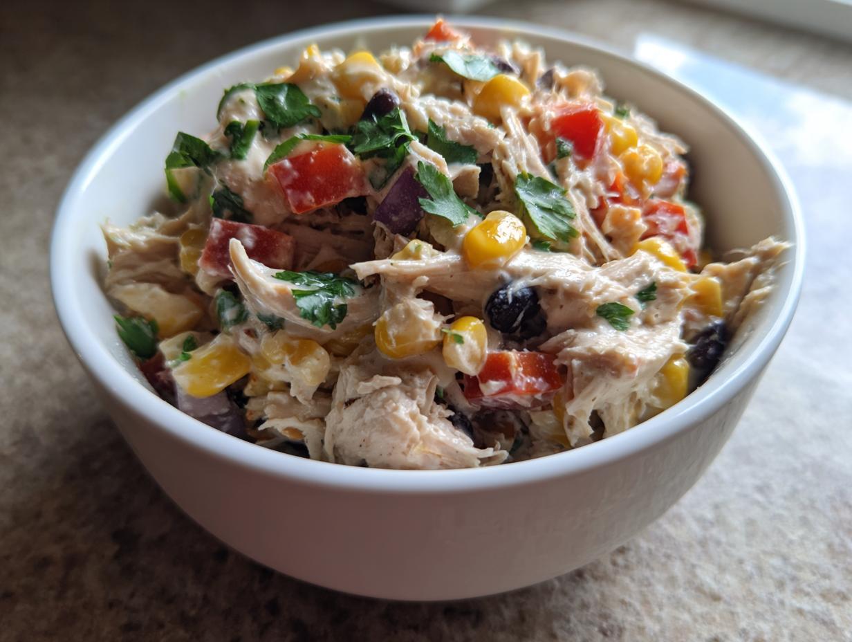 High Protein Southwest Chicken Salad - detail 2
