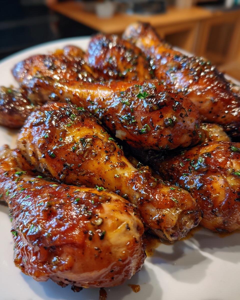 Honey Garlic Baked Chicken Drumsticks (Sticky & Sweet) - detail 1