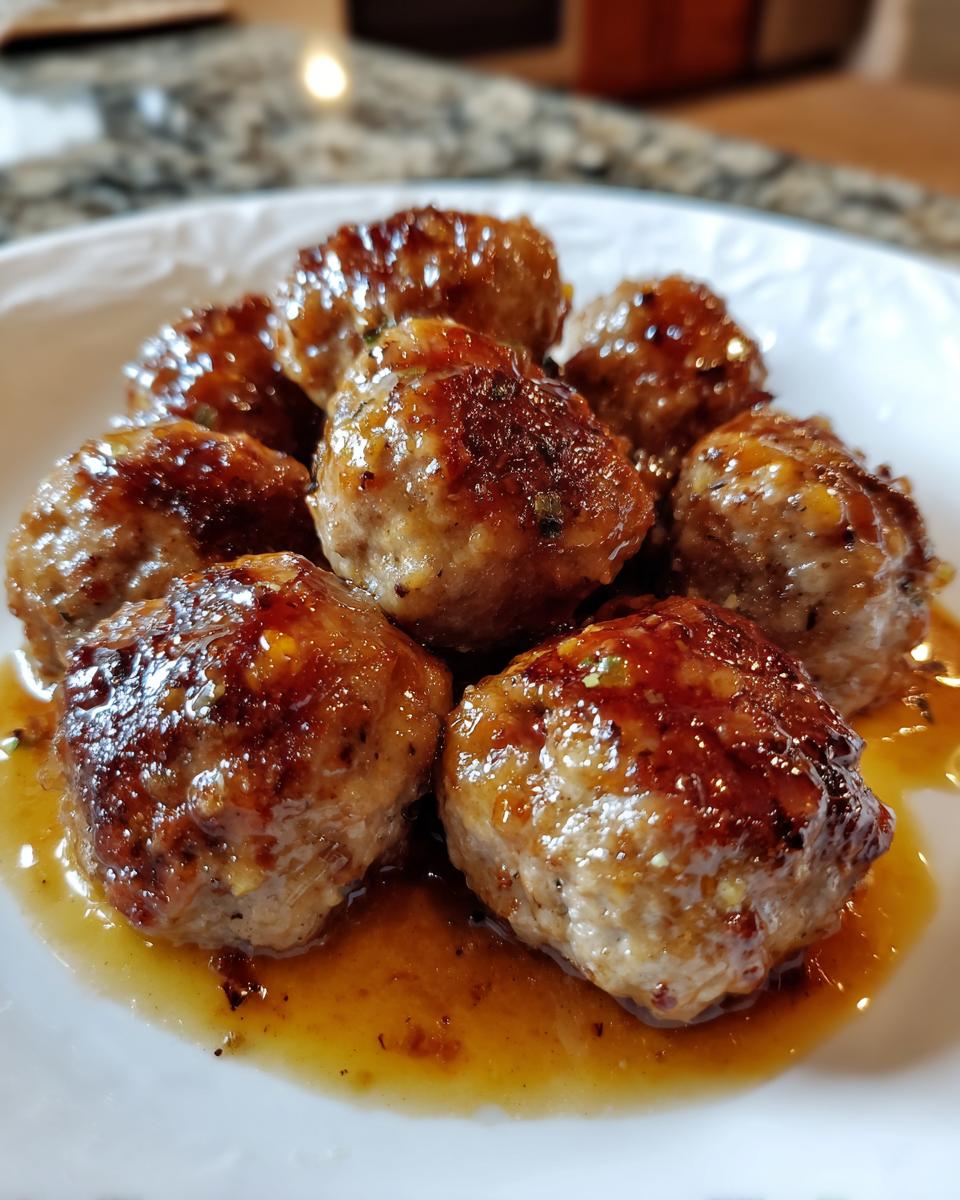 Honey Garlic Meatballs (Oven or Crockpot) - detail 1
