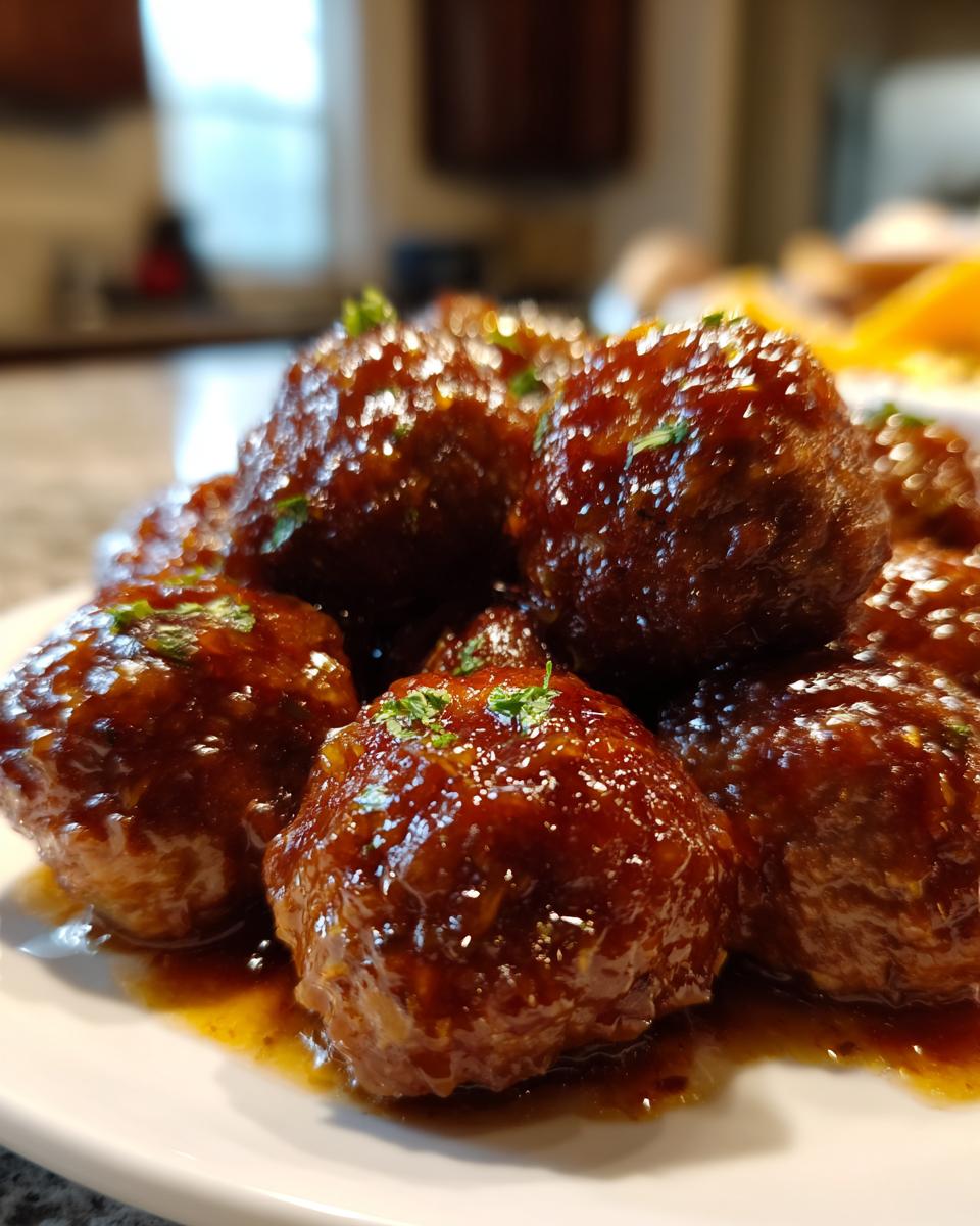 Honey Garlic Meatballs (Oven or Crockpot) - detail 2