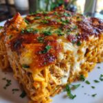 Irresistible Spicy Southern Chicken Spaghetti Casserole