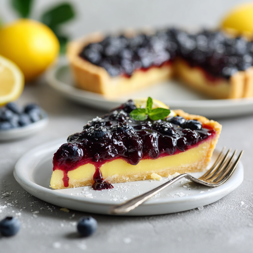 Classic Desserts & Fruit-Forward Baking: Timeless Classic Fruit Dessert Recipes for Every Kitchen 11 Lemon blueberry tart classic fruit dessert