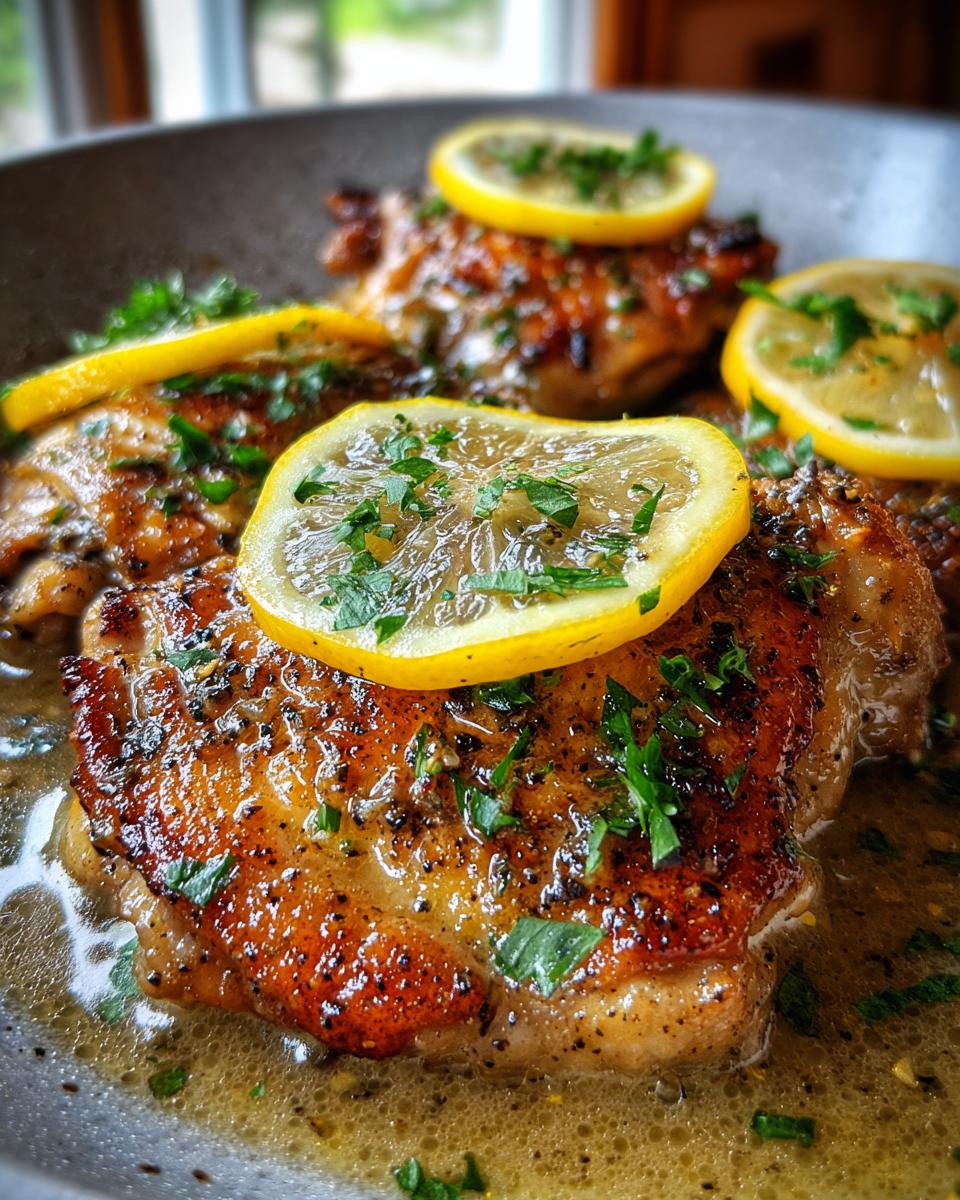 Lemon Butter Chicken Thighs (Bright & Light) - detail 1